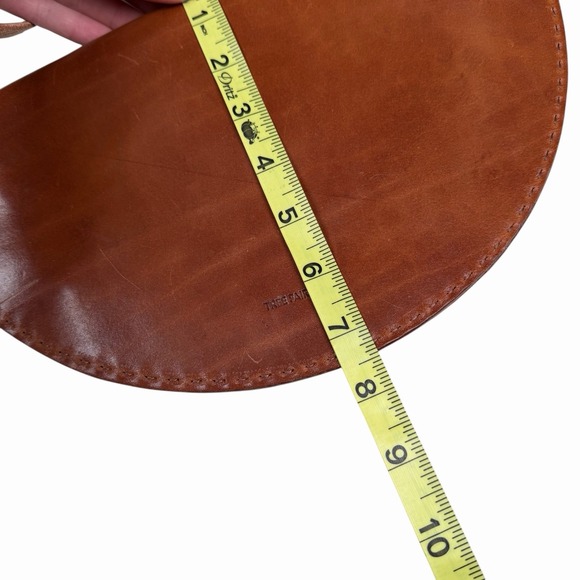 Tree Fairfax Extended Half Moon Brown Crossbody Bag - Picture 6 of 7